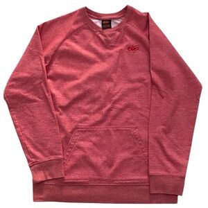 Nike Boys 6.0 Skateboarding Crew Neck Pullover Sweatshirt (Heather Red)